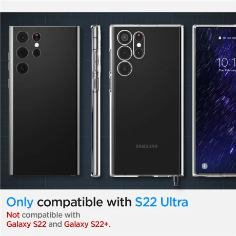 Cristal lichid Spigen, limpede - Samsung Galaxy S22 Ultra