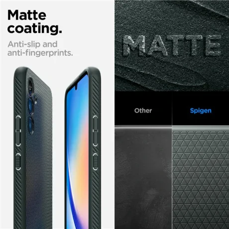 Husa Spigen Liquid Air pentru Samsung Galaxy A34 , Verde