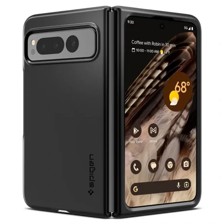 Husa Spigen Thin Fit, negru - pentru Google Pixel Fold