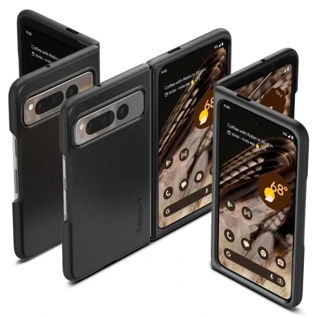Husa Spigen Thin Fit, negru - pentru Google Pixel Fold