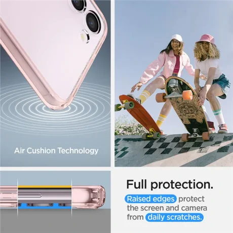 Husa Spigen Ultra Hybrid pentru Samsung Galaxy S23 Roz
