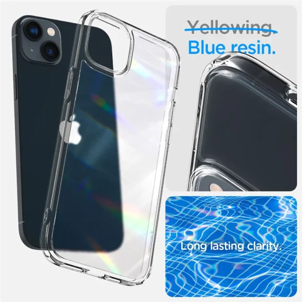 Husa spate Spigen Ultra Hybrid pentru iPhone 14 Transparent