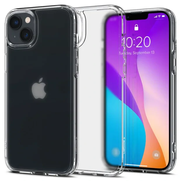 Husa spate Spigen Ultra Hybrid pentru iPhone 14 Transparent