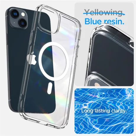 Husa Spigen Ultra Hybrid MagSafe pentru Iphone 14 Transparenta