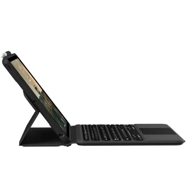 Tastatura Bluetooth robusta UAG cu trackpad pentru iPad 10,2&quot; 2019/2020/2021 Negru