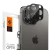 Pachet Spigen Glass Optik 2, negru - iPhone 14 Pro/iPhone 14 Pro Max