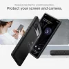Husa silicon Spigen Liquid Air pentru Google Pixel 7a, Negru