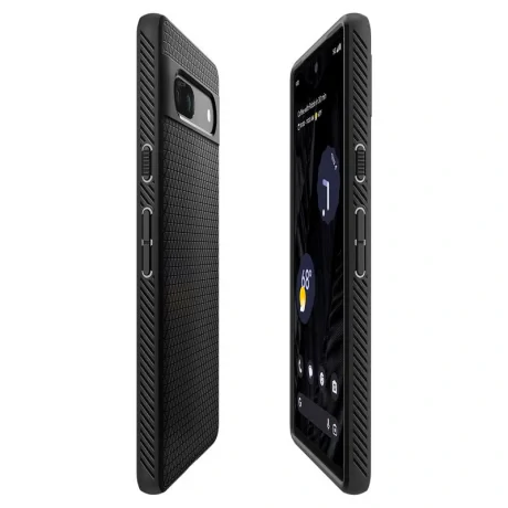 Husa silicon Spigen Liquid Air pentru Google Pixel 7a, Negru