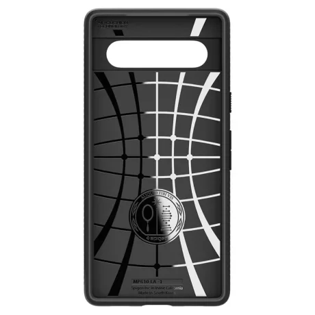 Husa silicon Spigen Liquid Air pentru Google Pixel 7a, Negru
