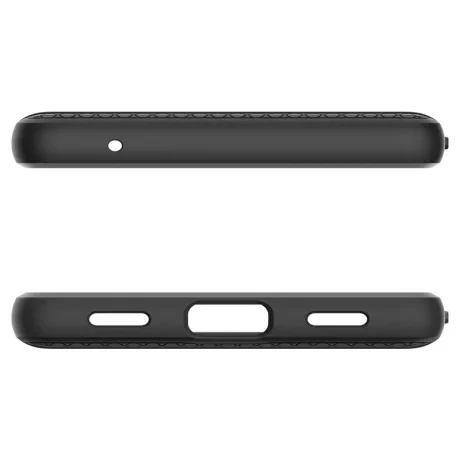 Husa silicon Spigen Liquid Air pentru Google Pixel 7a, Negru