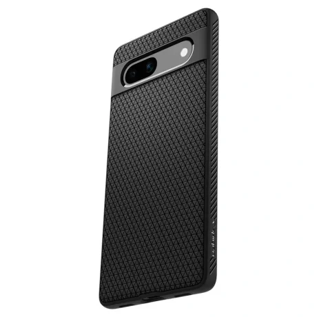 Husa silicon Spigen Liquid Air pentru Google Pixel 7a, Negru