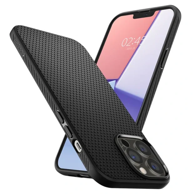 Husa Spigen Liquid Air pentru iPhone 13 Pro Max Negru