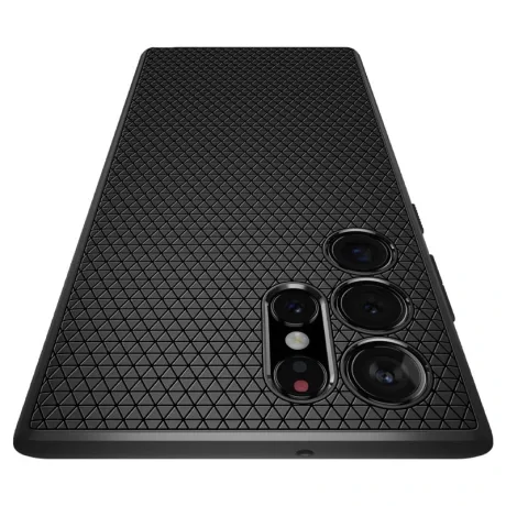 Spigen Liquid Air, negru mat - Samsung Galaxy S22 Ultra