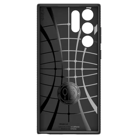 Spigen Liquid Air, negru mat - Samsung Galaxy S22 Ultra