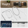 Husa Spigen Ultra Hybrid MagSafe fibra de carbon pentru iPhone 14 Pro Transparent