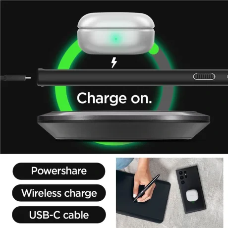 Spigen Ultra Hybrid, negru brum - Samsung Galaxy S23 Ultra