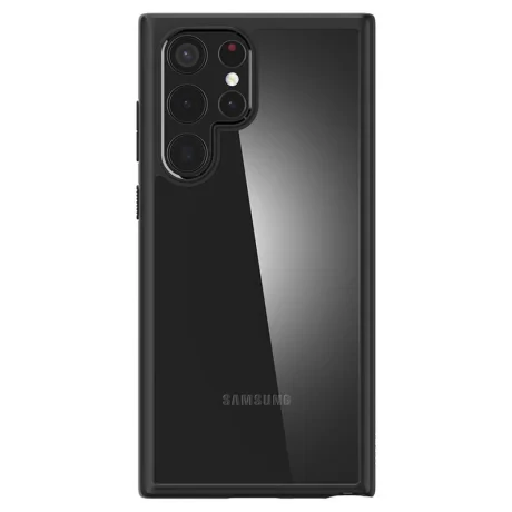 Husa Spigen Ultra Hybrid pentru Samsung Galaxy S22 Ultra, Negru mat