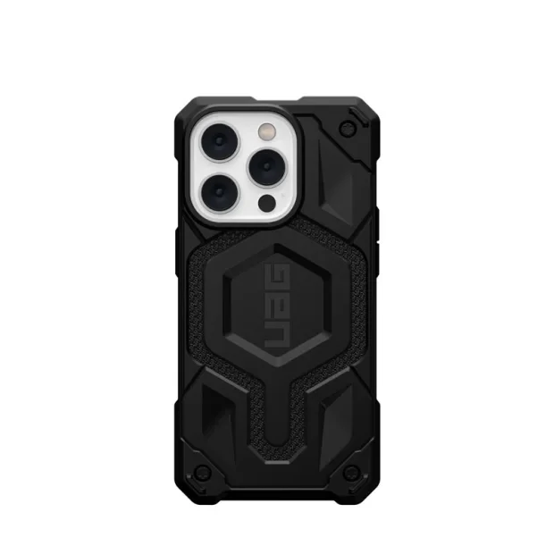 Husa UAG Monarch Pro Kevlar MagSafe iPhone 14 Pro Negru