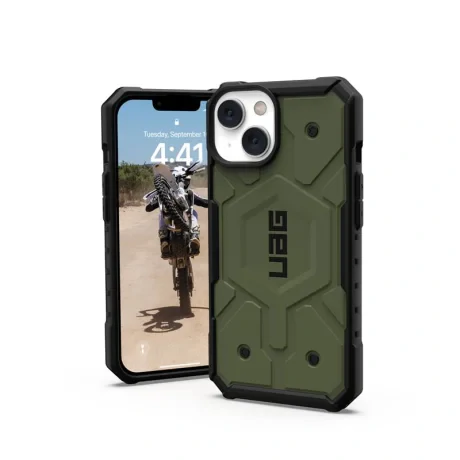 Husa UAG Pathfinder MagSafe  iPhone 14 Olive