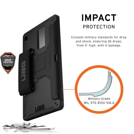 Husa UAG Scout pentru Samsung Galaxy Tab A7 Lite Negru