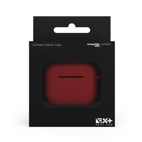 Husa Next One AirPods 3 Silicone Case Rosu