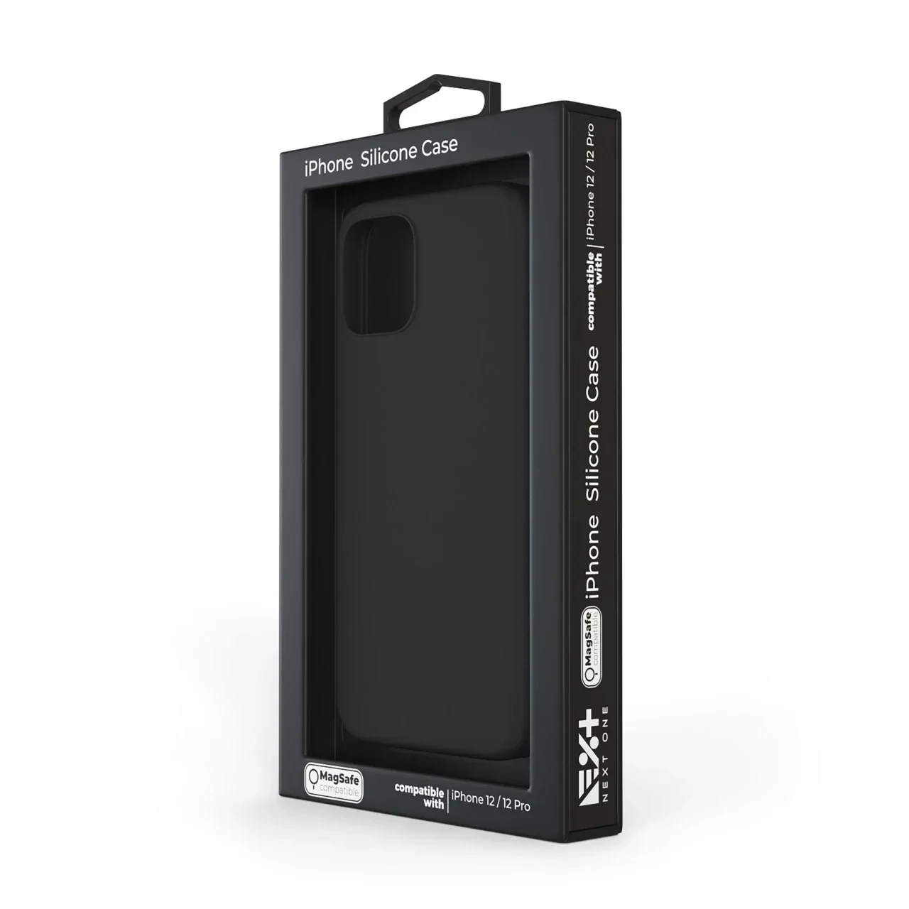 Husa Next One Silicon Case Magsafe Compatible Pentru Iphone 12/12 Pro Negru