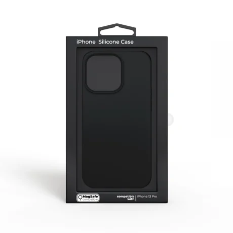 Husa Next One Silicon Case Magsafe Compatible Pentru Iphone 13 Pro Negru