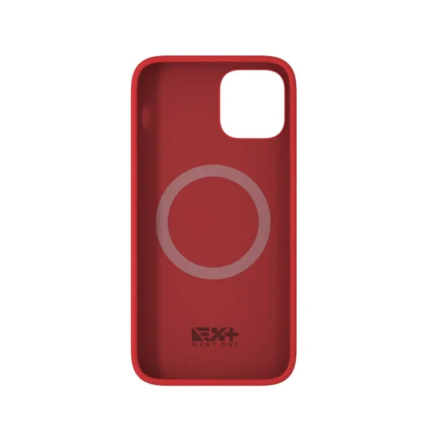Husa Next One Silicon Case Magsafe Compatible Pentru Iphone 12 Mini Rosu