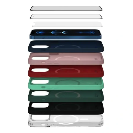 Husa Next One Silicon Case Magsafe Compatible Pentru Iphone 12 Mini Verde