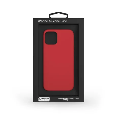 Husa Next One Silicon Case Magsafe Compatible Pentru Iphone 12 Mini Rosu