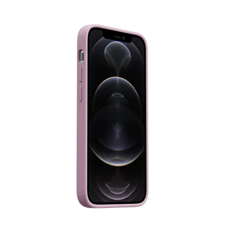 Husa Next One Silicon Case Magsafe Compatible Pentru Iphone 12 Pro Max Roz