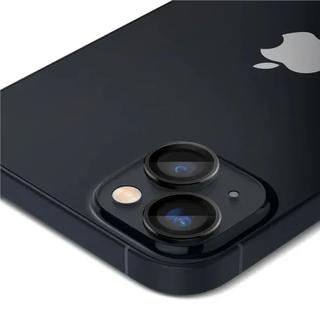 Pachet Spigen Glass EZ Fit Optik Pro 2, negru - iPhone 14/iPhone 14 Plus