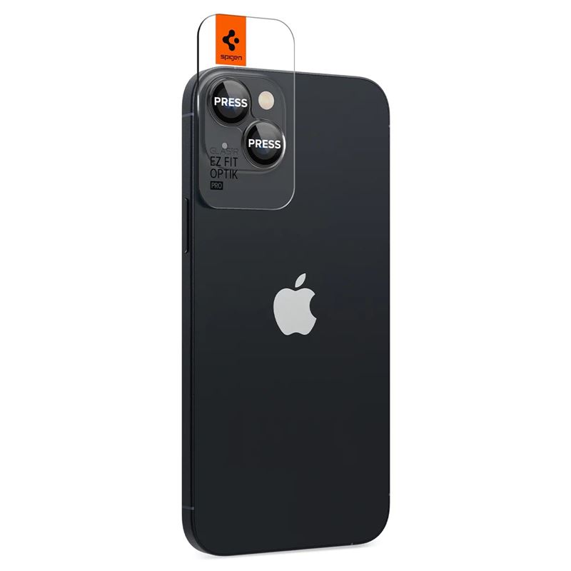 Pachet Spigen Glass EZ Fit Optik Pro 2, negru - iPhone 14/iPhone 14 Plus thumb