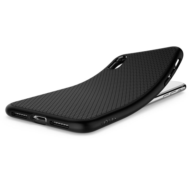 Husa Spigen Liquid Air, negru - iPhone XS/X thumb