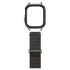 Curea Spigen Metal Fit Pro, grafit - Apple Watch 8/7 45mm