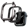 Curea Spigen Metal Fit Pro, grafit - Apple Watch 8/7 45mm