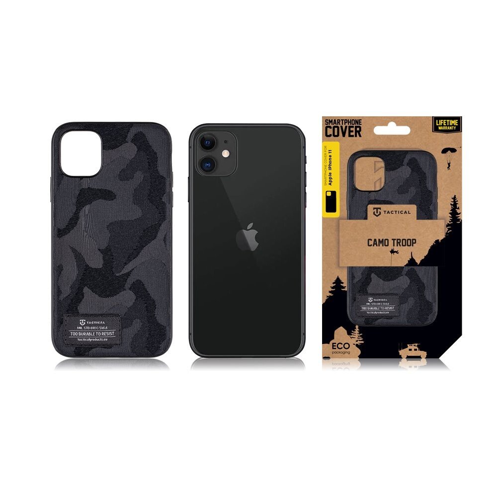 Husa Cover Tactical Camo Troop pentru iPhone 11 Negru thumb