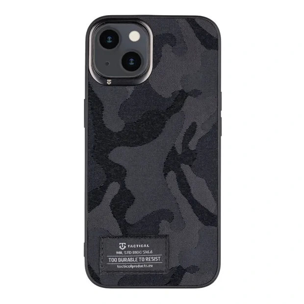 Husa Cover Tactical Camo Troop pentru iPhone 13 Negru