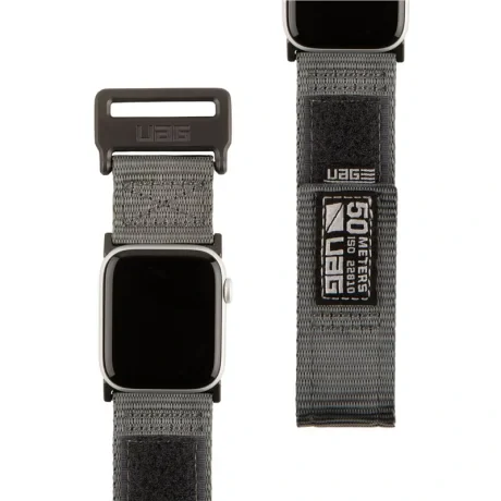 Curea activa UAG, gri inchis - Apple Watch Ultra 49mm/8/7 45mm/SE 2022/6/SE/5/4 44mm/3/2/1 42mm
