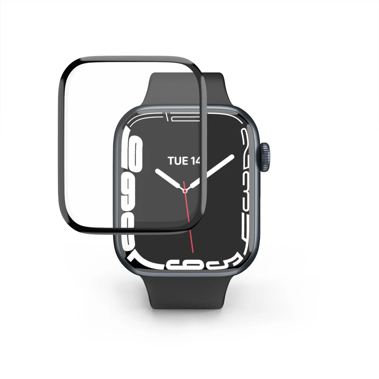 Folie Protectie 3D Next One pentru Apple Watch 45 mm AW-45-3D-CLR Transparent thumb