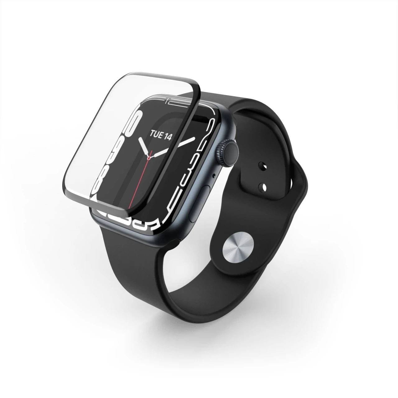 Folie Protectie 3D Next One pentru Apple Watch 45 mm AW-45-3D-CLR Transparent thumb