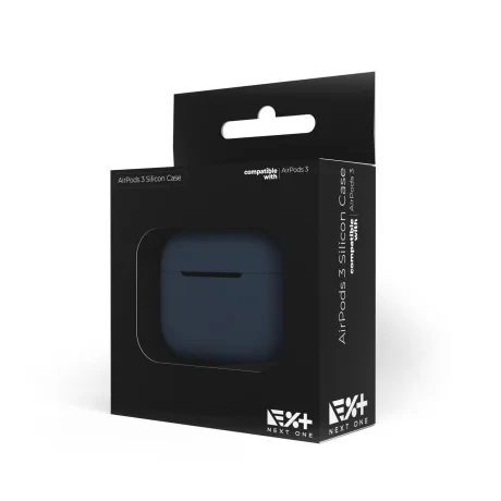 Husa Next One Pentru AirPods 3 Silicon Case Albastru