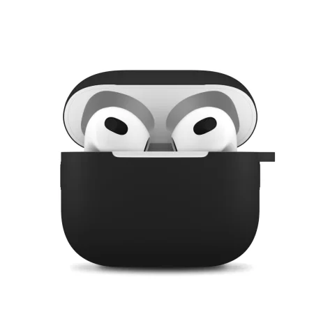 Husa Next One Pentru AirPods 3 Silicon Case Negru