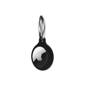 Next One Airtag Secure Silicone Key Clip Negru