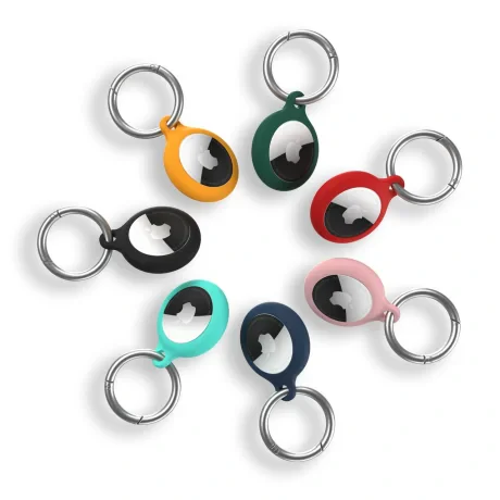 Next One Airtag Secure silicone Case Key Clip Mint