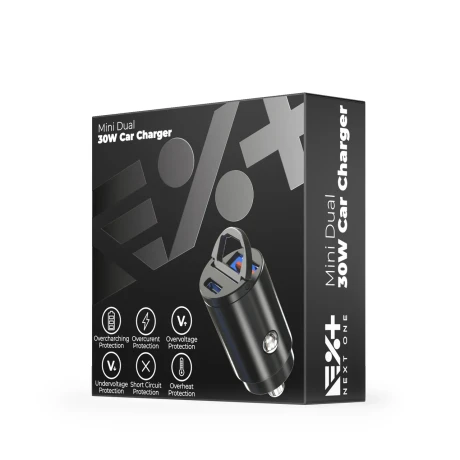 Next One Mini Dual 30W Car Charger