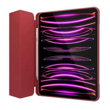 Husa Next One Rollcase Pentru Ipad 12.9 Visiniu