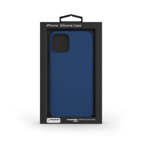 Husa Next One Silicon Case Magsafe Compatible Pentru Iphone 12 Pro Max Albastru