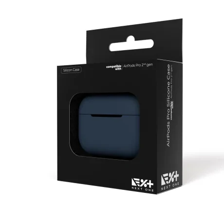 Husa Next One Silicone pentru Aipods Pro 2ND Gen Albastru