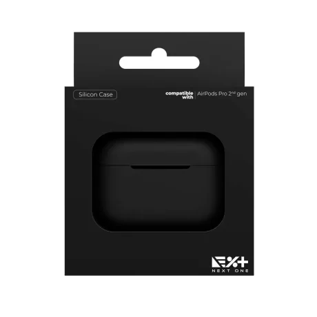 Husa Next One Silicone pentru Aipods Pro 2ND Gen Negru